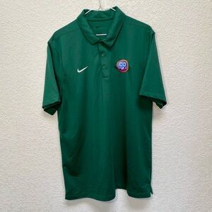 Nike Colorado Rockies Polo Mens Large Green MLB Baseball City Connect Golf Shirt